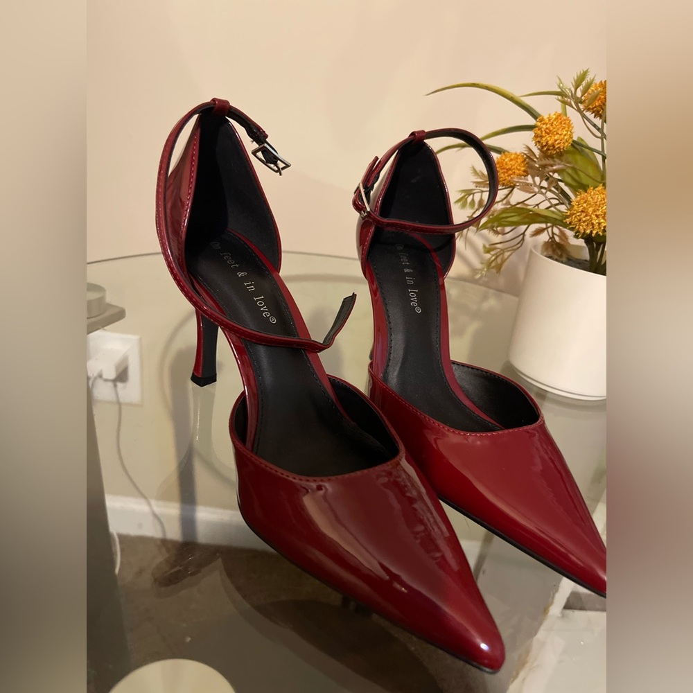 Red Patent Leather Heels